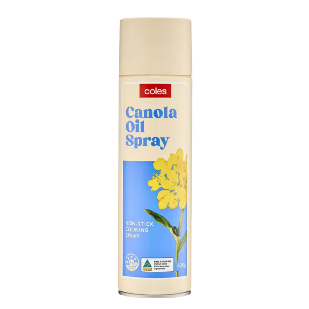 Coles Canola Oil Cooking Spray น้ำมันคาโนลาแบบสเปรย์ 400g.
