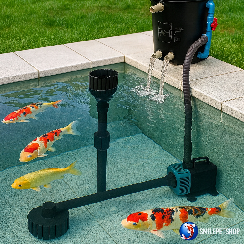 สกิมเมอร์ และสะดือเทียม สำหรับบ่อปลา (ดูดตะกอนก้นบ่อ กำจัดฝ้าผิวน้ำ ) - รูปที่ 5