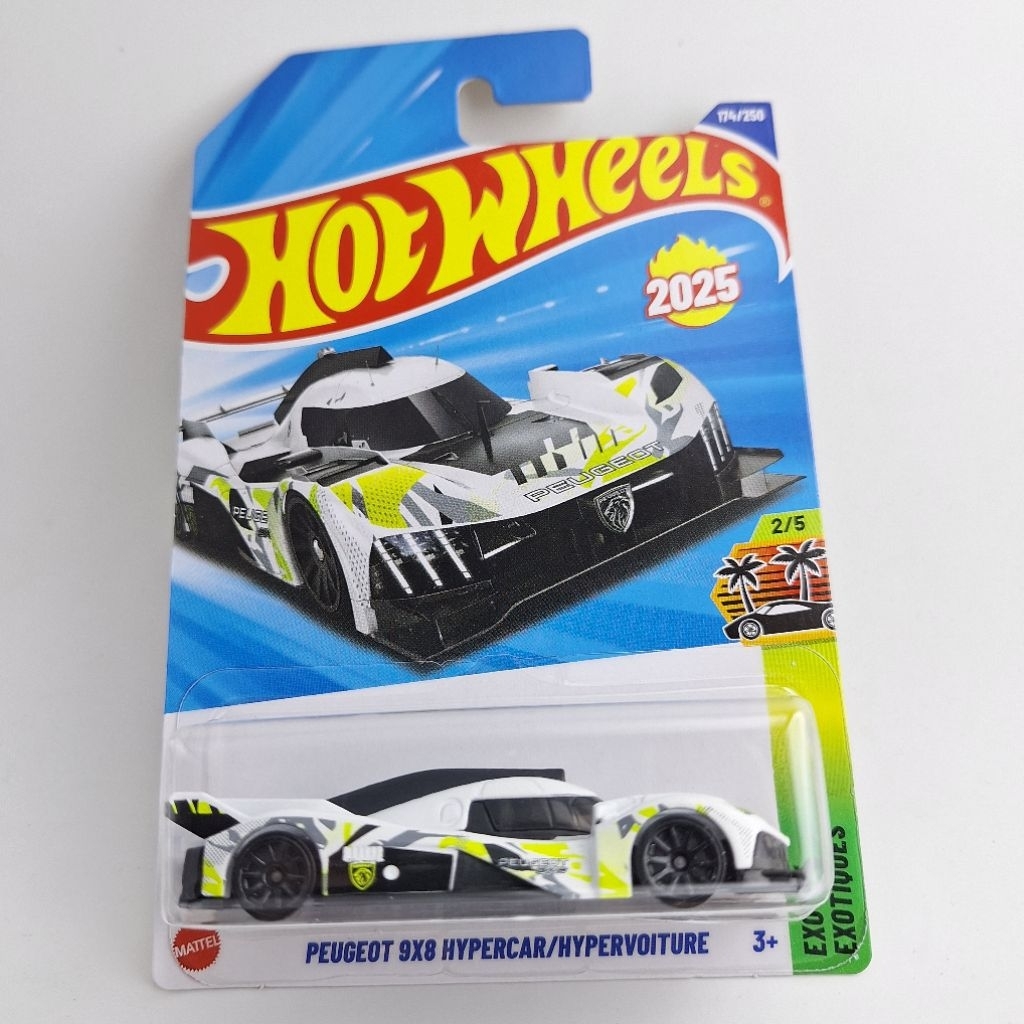 รถเหล็ก Hotwheels PEUGEOT 9X8 HYPERCAR HYPERVOIYURE (ib35)