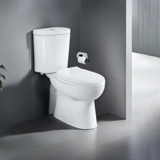 GlobalHouse Verno สุขภัณฑ์สองชิ้นแบบกดบน 4.5/6L รุ่น จีโอพลั…