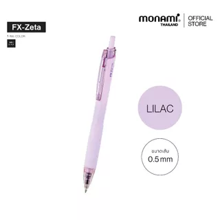 Monami ปากกาลูกลื่น รุ่น FX Zeta ด้ามสีพาสเทล หมึกดำ ขนาดหัว 0.5 มม.