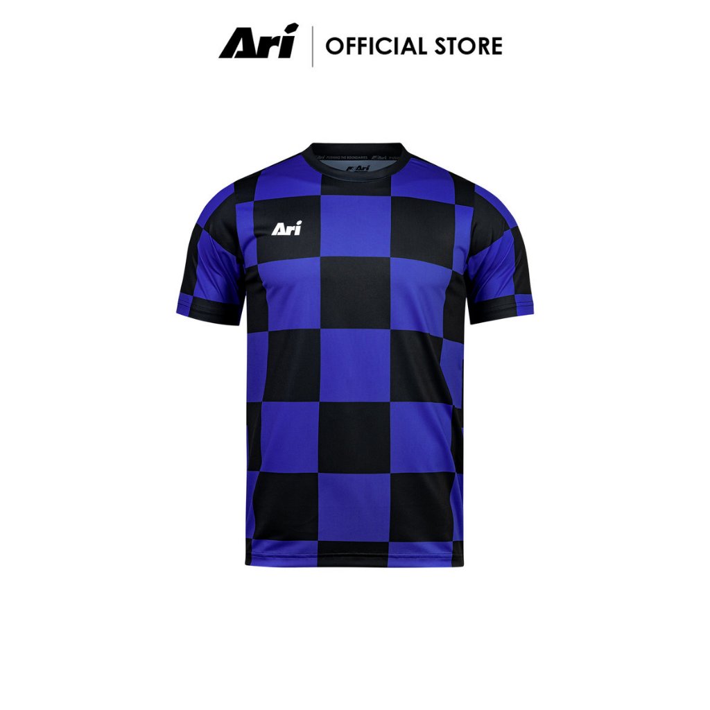 ARI ADEPT CHECKER TEAM JERSEY - DARK BLUE/BLACK (AAP2755-41) เสื้อฟุตบอล อาริ ADEPT CHECKER สีน้ำเงินดำ