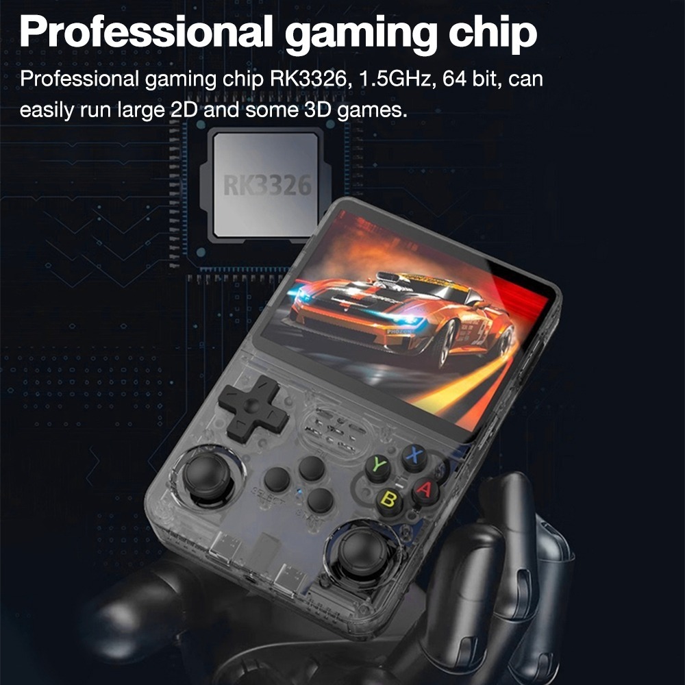 เกมบอยR36S เกมบนมือเล่นเพลินมาก 20000+เกมให้เลือก หน้าจอhd แบตเตอรี่3500mah ของขวัญวันเกิด - รูปที่ 4