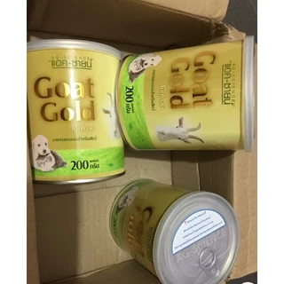 PP-902 AG-SCIENCE Goat Gold 🥛 นมแพะผงคุณภาพสูง สำหรับสุนัขและแมว 🐶🐱 อาหารทดแทนนม ขนาด 200 กรัม x 1 กระป๋อง