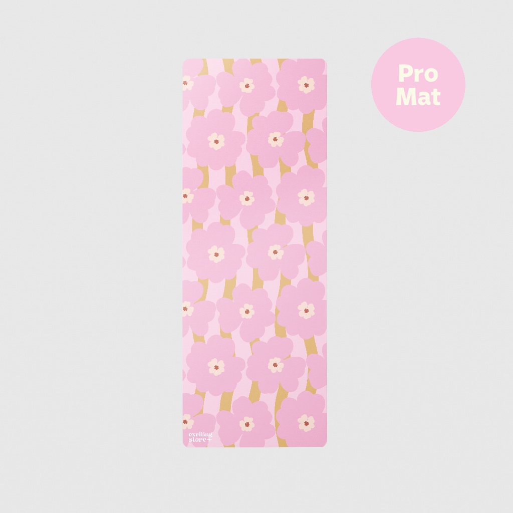 (จัดส่งภายใน 6 พ.ค.) Exciting Bloom Blush Pro Mat | เสื่อโยคะ เสื่อออกกำลังกาย
