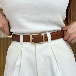 (🇹🇭 พร้อมส่ง) LAMSANG B02 Shiny Belt วัสดุหนัง PU คุณภาพสูง สัมผัสนุ่ม ทนทาน ความกว้าง 2.8 x 105 cm