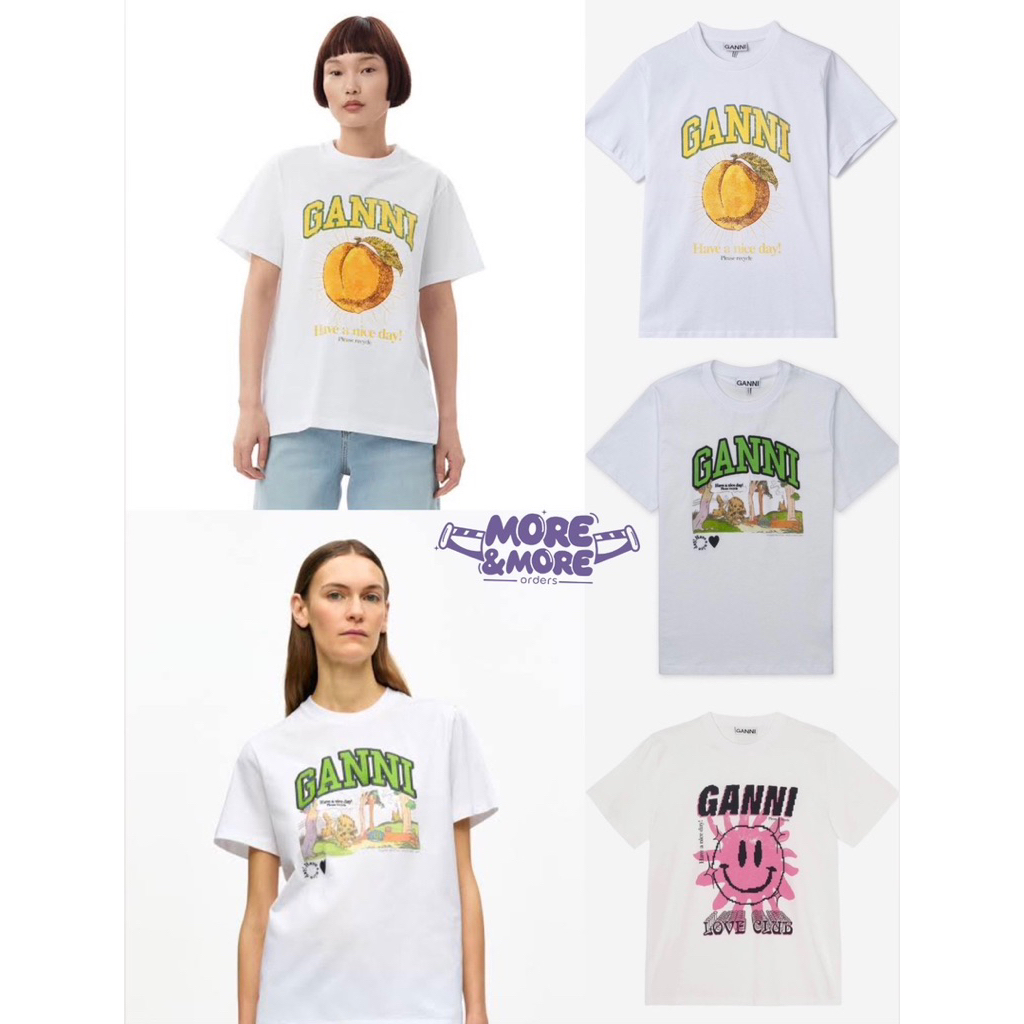 [ Pre-more&more🇰🇷] - Ganni Short Sleeve T-Shirt