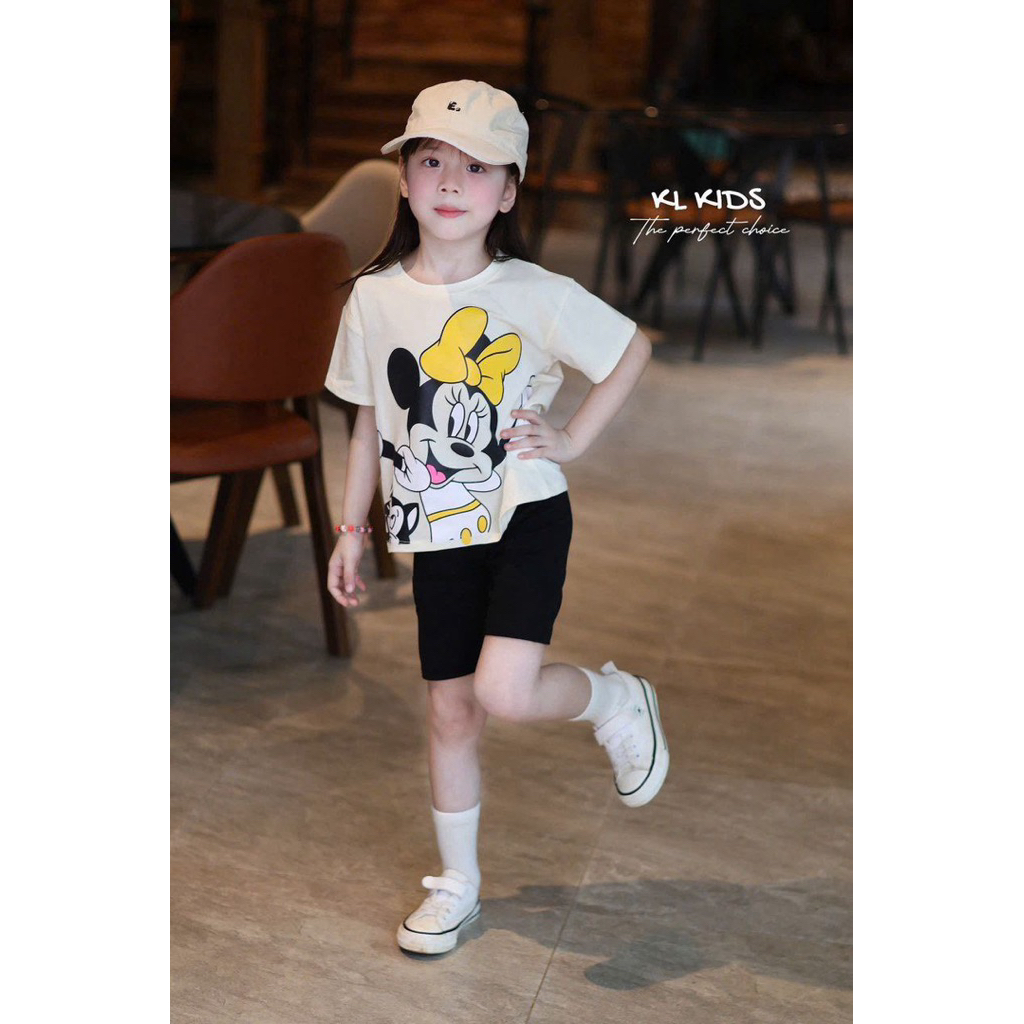 ดูงานจริงรูปสุดท้ายก่อนกดสั่ง ชุดเซ็ตลูกสาว Minnie กางเกงเลกกิ้ง น่ารัก ราคา ถูกที่สุด ดีลบีเคเค แกลเลอรีภาพที่ 2