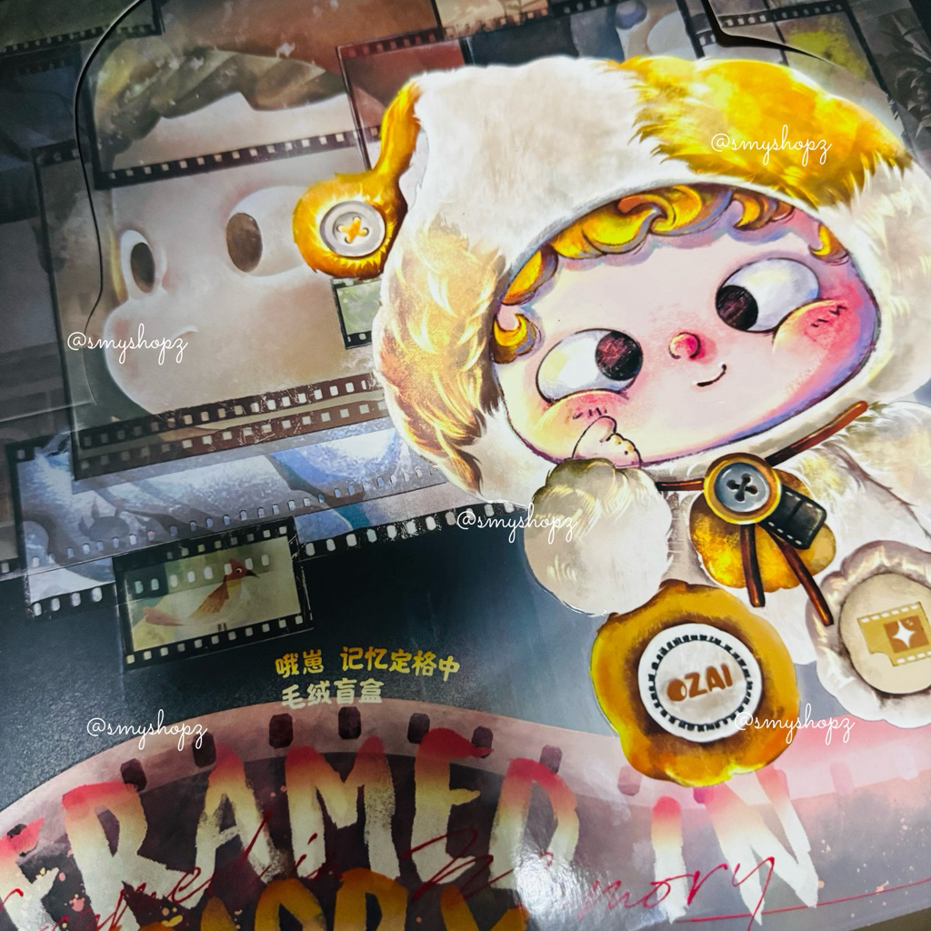 [พร้อมส่ง-เช็กการ์ด ขูดบัตรแล้ว] Heyone OZAI-Framed in Memory Series ตุ๊กตาไวนิลพวงกุญแจ Mystery Box