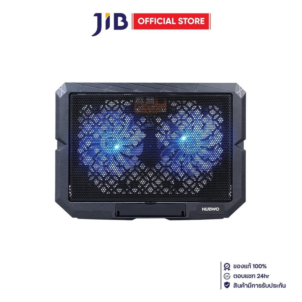 COOLING PAD (อุปกรณ์ระบายความร้อนโน้ตบุ๊ค) NUBWO NF214 (BLACK)