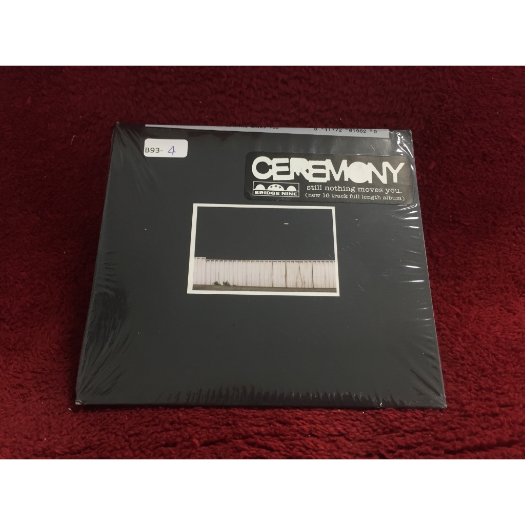 CD Ceremony (4) – Still Nothing Moves You สภาพตามปก B93-4