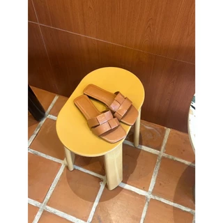 รองเท้าแตะ Allbout.shu รุ่น sarn (สาน) minimal ดีเทลหน้าสาน เรียบสวย everyday shoes พื้นนุ่มฟู ( size 36-45 )