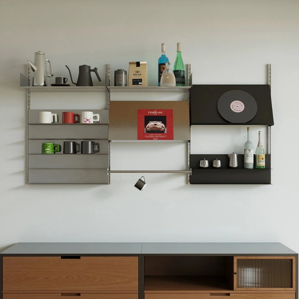 BOLD WALL DESK ชั้นแขวนติดผนัง โต๊ะทำงานพร้อมชั้นวางและลิ้นชัก thumbnail 7
