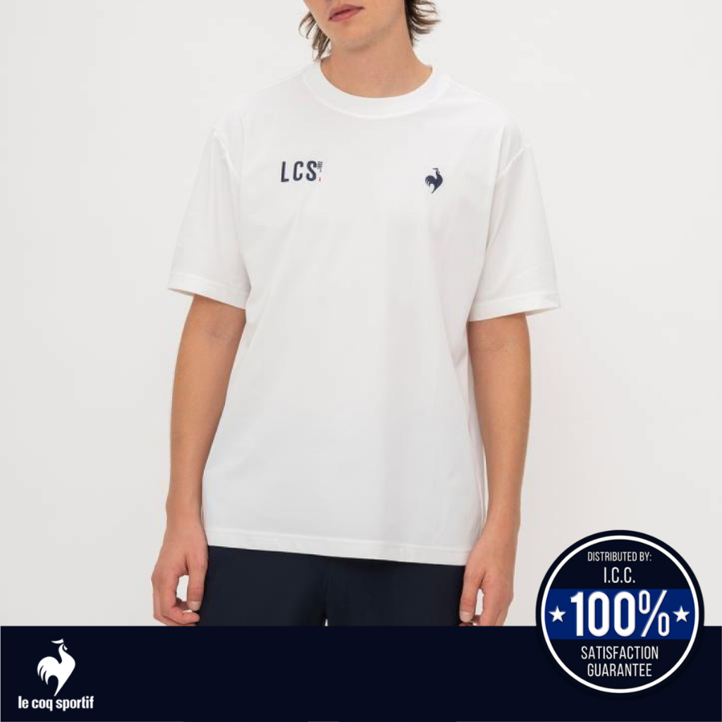 le coq sportif เสื้อยืดแขนสั้น Helanka Sunscreen NIR (ลำลอง, ออกกำลังกาย, กันแดด, แห้งเร็ว, T-shirt) ราคา ถูกที่สุด ดีลบีเคเค แกลเลอรีภาพที่ 8