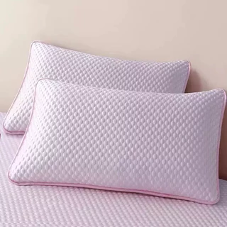ปลอกหมอนเย็น ความรู้สึกเย็น น้ําแข็ง ปลอกกันเปื้อนหมอน 1แถม1 (48×74 cm) ปลอกหมอนสีพื้น เย็น ระบายอากาศ