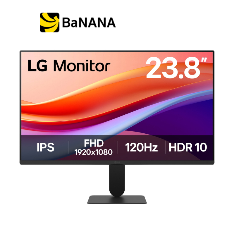 จอมอนิเตอร์ LG 24U411A-B (IPS 120Hz) by Banana IT