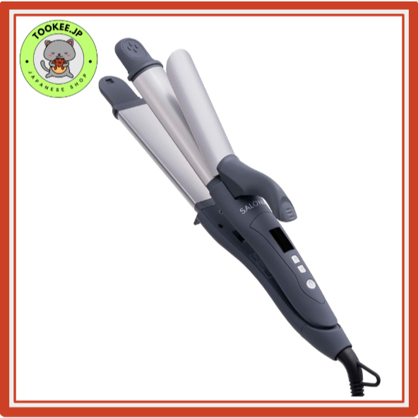 SALONIA 2WAY เครื่องหนีบผมและม้วนผม 32 มม. รุ่น SL-002A【Direct from Japan】