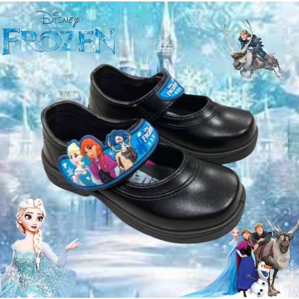 CHAPPY รองเท้านักเรียนหญิง รองเท้าหนัง Frozen รุ่น CF-226