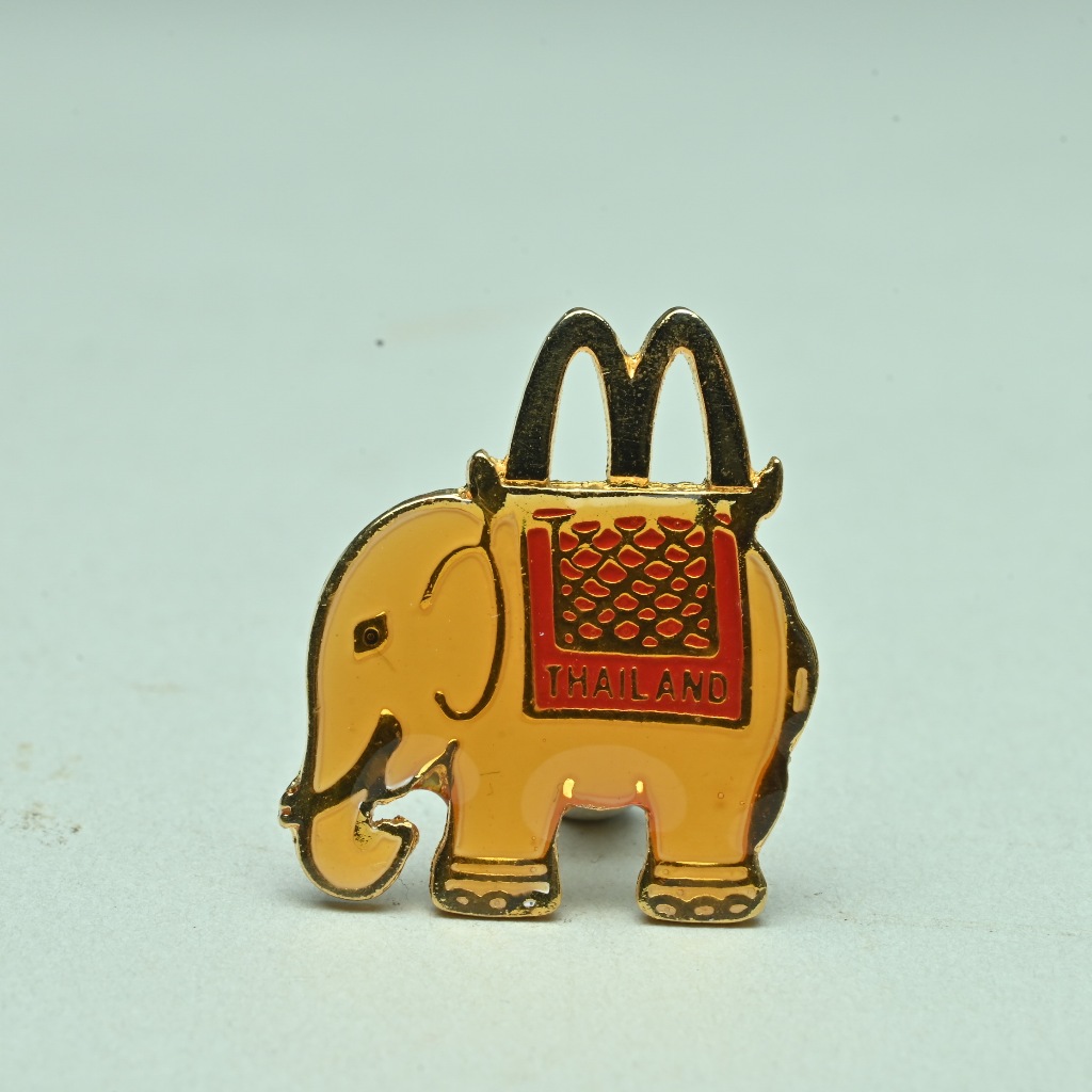 No.214  McDonal’s Thailand Elephant Carry M-Logo on Back Collectible Pin