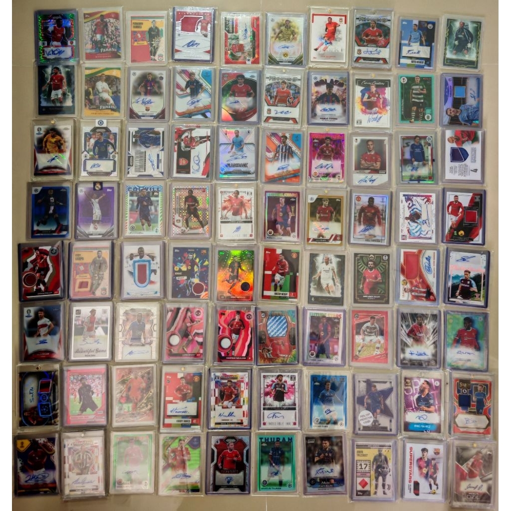 การ์ดนักฟุตบอล SOCCER​ CARD.รัน,ลายเซ็นต์,ผ้า, PARALELAS