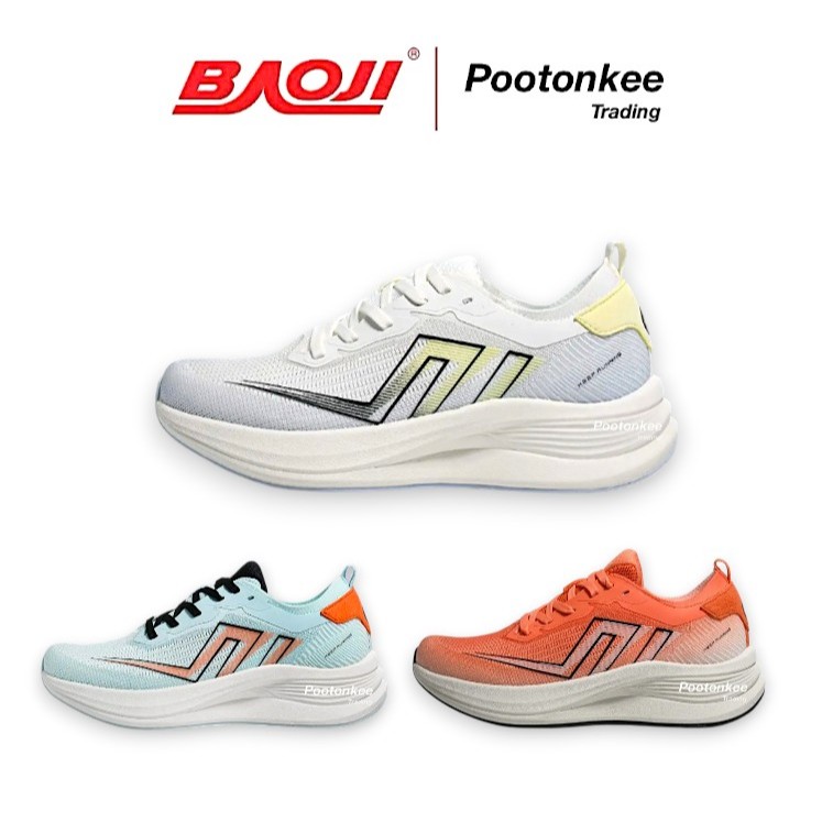 BAOJI บาโอจิ รุ่น BJW 1163 รองเท้าผ้าใบ รองเท้าวิ่งผู้หญิง