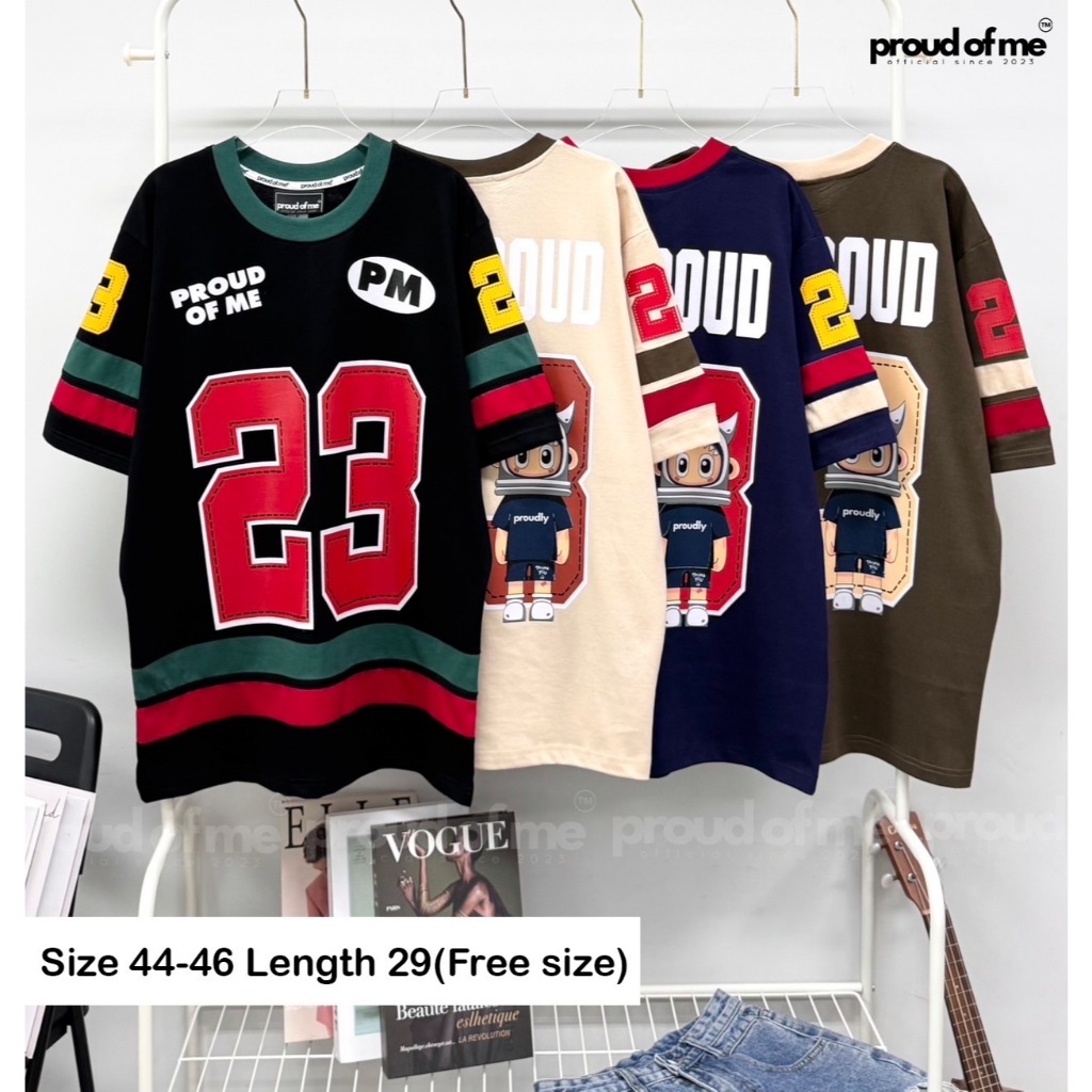 เสื้อยืดโอเวอร์ไซส์ Proud of me no.23