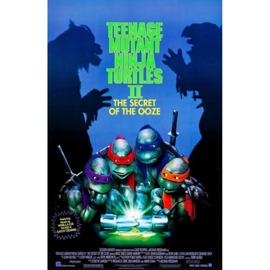 Blu-ray+DVD ปก+สกรีนแผ่น Teenage Mutant Ninja Turtles II The Secret of the Ooze (1991) ขบวนการมุดดิน