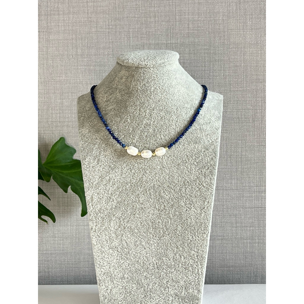 สร้อยคอหิน Lapis Lazuli