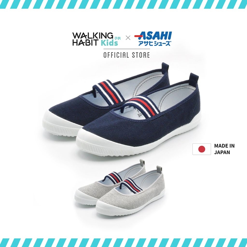 「CLEARANCE」Asahi | รองเท้าเด็กสำหรับใส่ในอาคาร/ School shoes  รุ่น S01