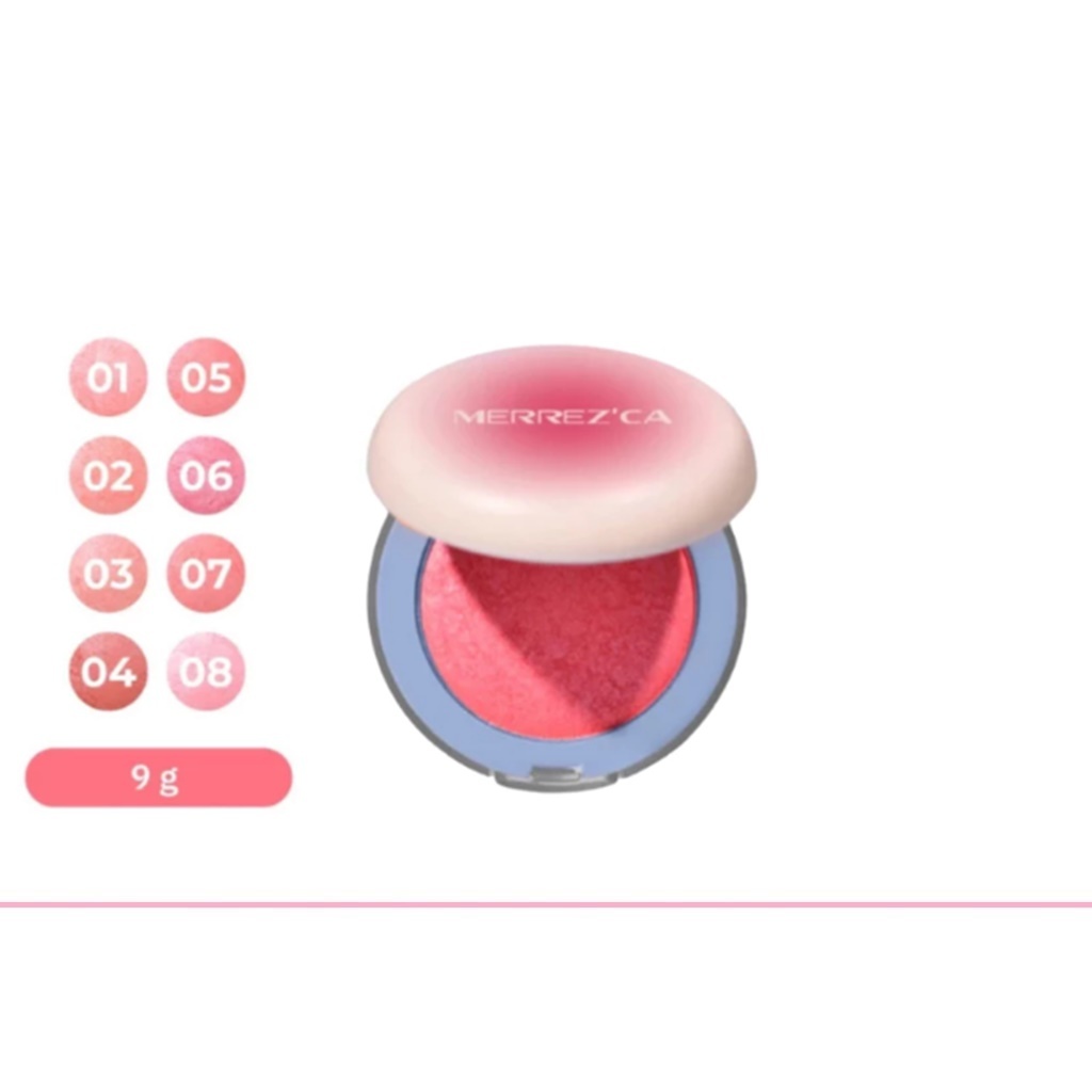 Merrez'Ca Turn On Blush 9g เมอร์เรซกา เทิร์น ออน บลัช (1 ชิ้น)
