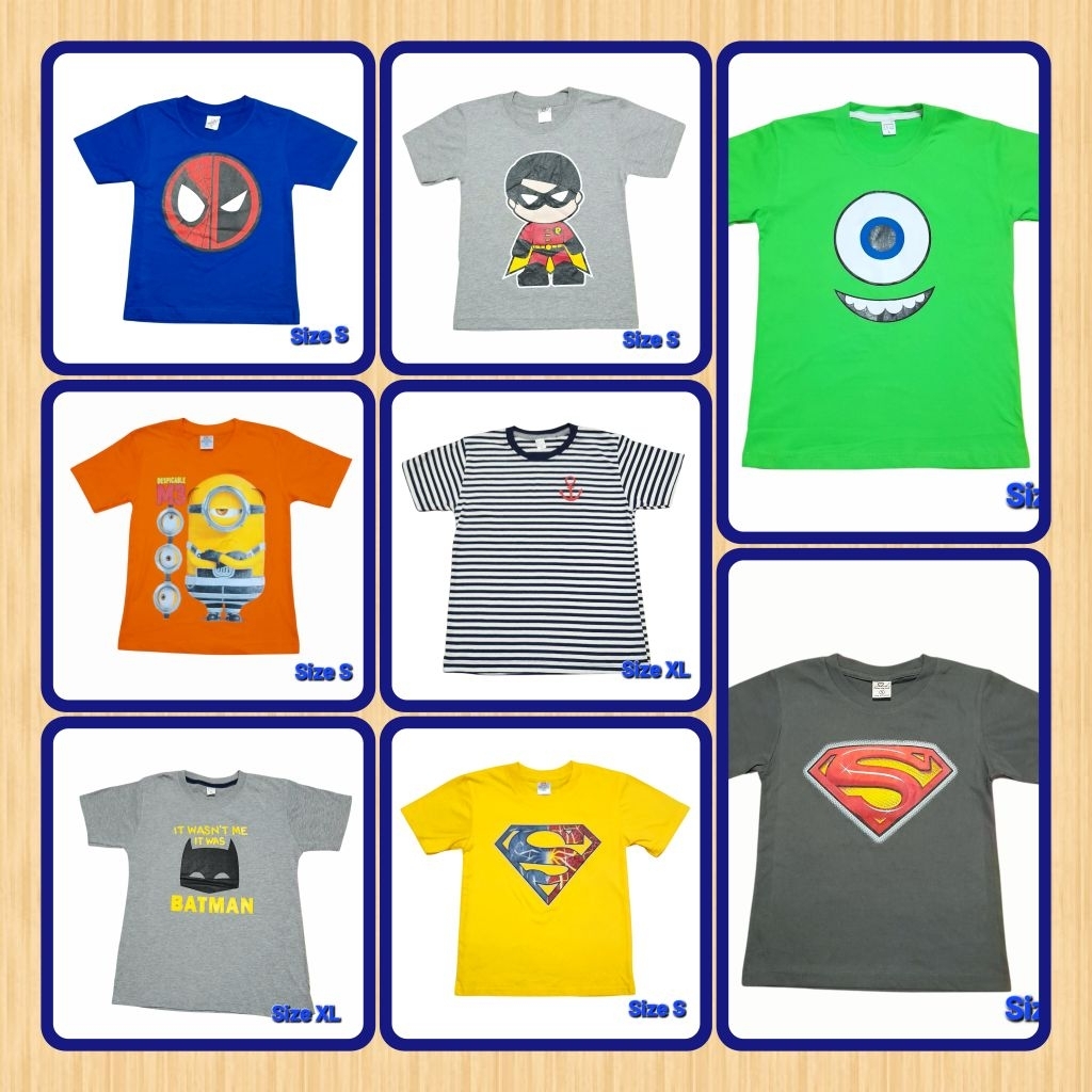 เสื้อยืดเด็กโตเนื้อผ้าcotton100%ราคาถูกสินค้าล้างสต๊อก