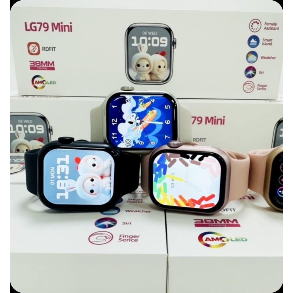 LG79miniแถมเคส ฟิลม์ สาย จอ41mmมี3สี ชมพู ดํา สตาไลฟ์