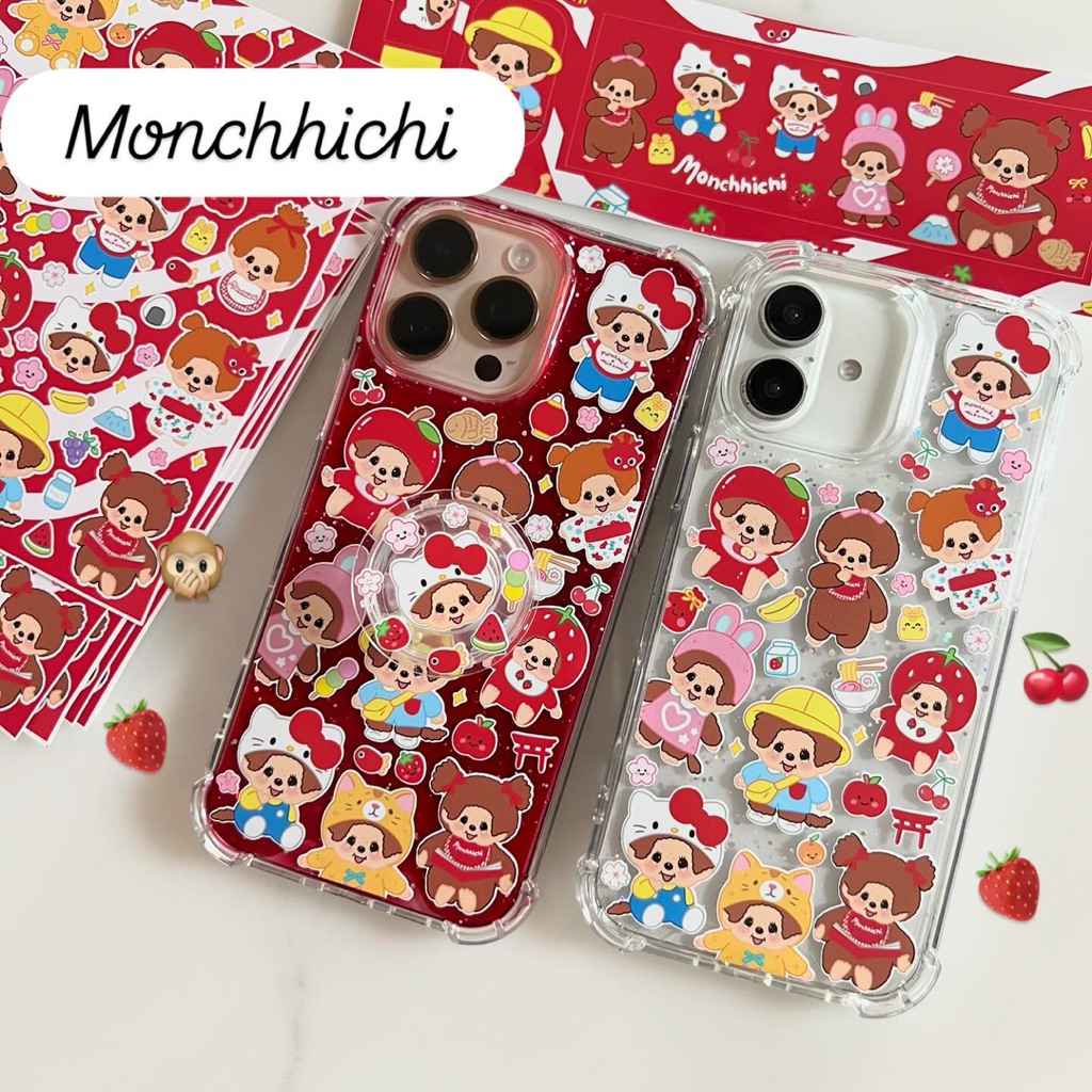 ม่อนชิชิ สีใหม่แดงเจลลี่ ❤️🍒✨ (เฉพาะเคส ไม่รวม Griptox)