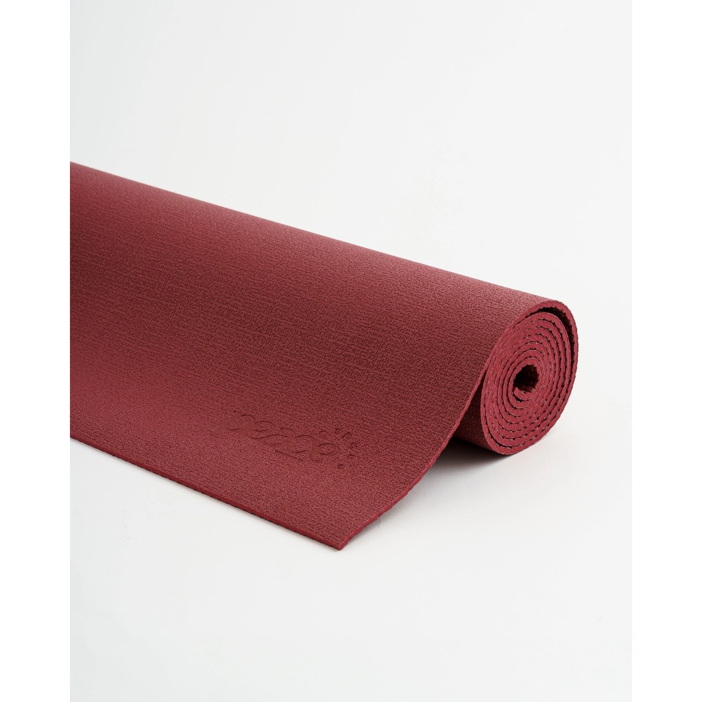 Peace Space เสื่อโยคะ Pro mat PVC หนาพิเศษ 5 มิล สี Burgundy