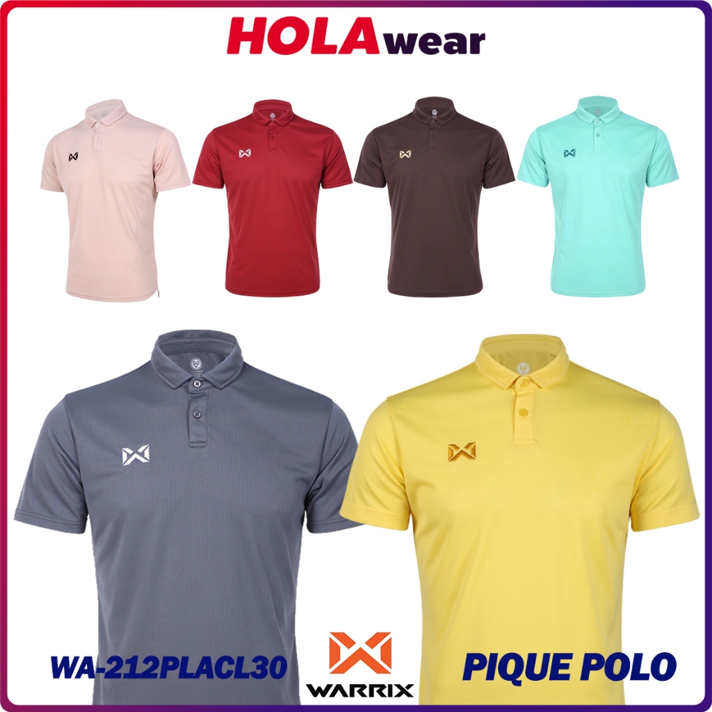 เสื้อโปโล WARRIX 212PLACL30 วอริกซ์ รุ่น PIQUE POLO  โพส 2/2