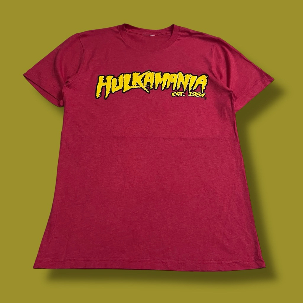 เสื้อยืดมวยปล้ำ HULK HOGAN มือสอง