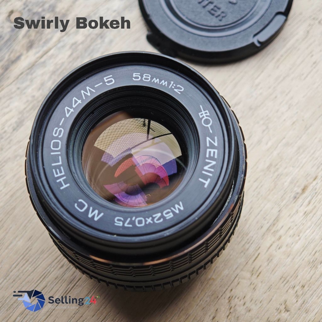 เลนส์มือหมุน HELIOS 44M-5 58mm f2 Zenit USSR Lens Mount M42 portrait Lens M52x0.75 Bokeh Swirly