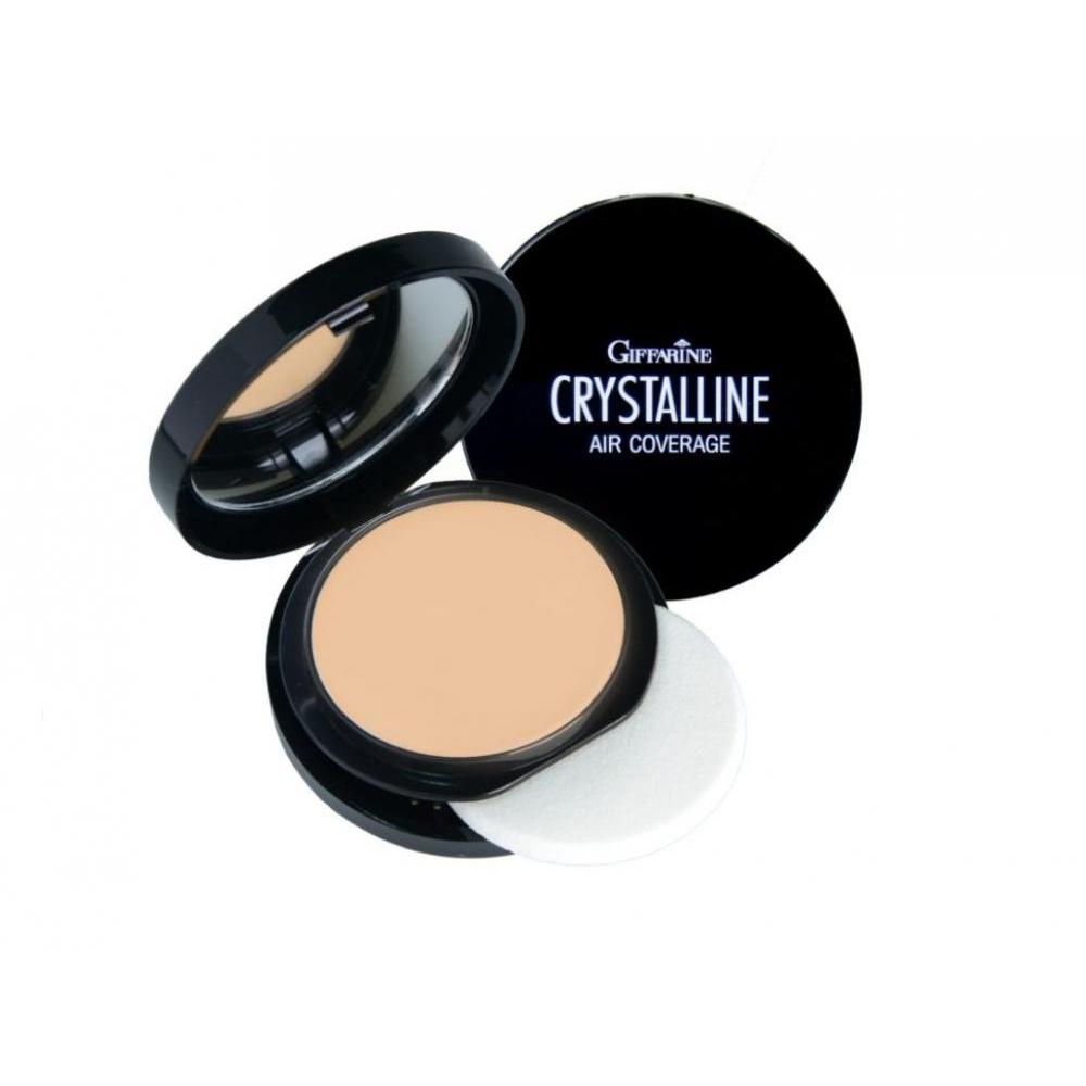 แป้งAir Coverage คริสตัลลีน SPF50 PA+++ รองพื้นเนื้อครีมแบบตลับ รองพื้นเปลี่ยนเป็นแป้งทันทีที่ทา