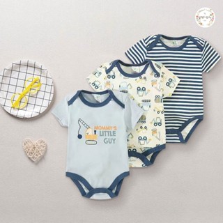 CiCi baby ชุดบอดี้สูท ชุดนอน ชุดจั๊มสูทผ้าฝ้าย ชุดรอมเปอร์ แ…