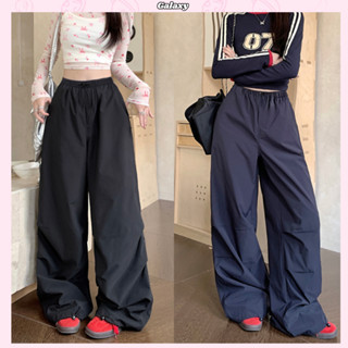 กางเกงคาร์โก้ กางเกงขายาวผู้หญิง มีความทิ้งตัว ไม่อบอ้าว เเม…