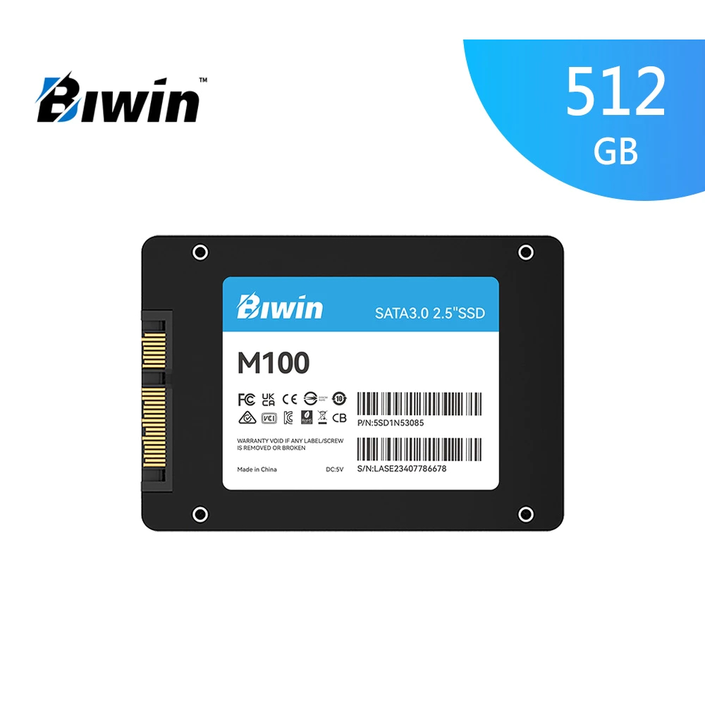 Biwin M100 SSD (เอสเอสดี) 256GB / 512GB รับประกัน 3 ปี