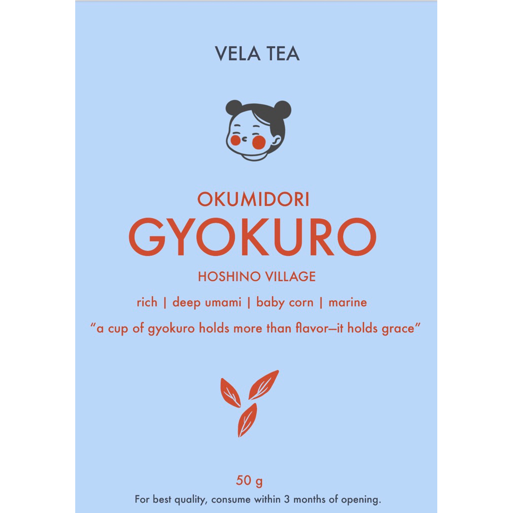ชาใบ 🌿 GYOKURO 💫 OKUMIDORI HOSHINO 50g