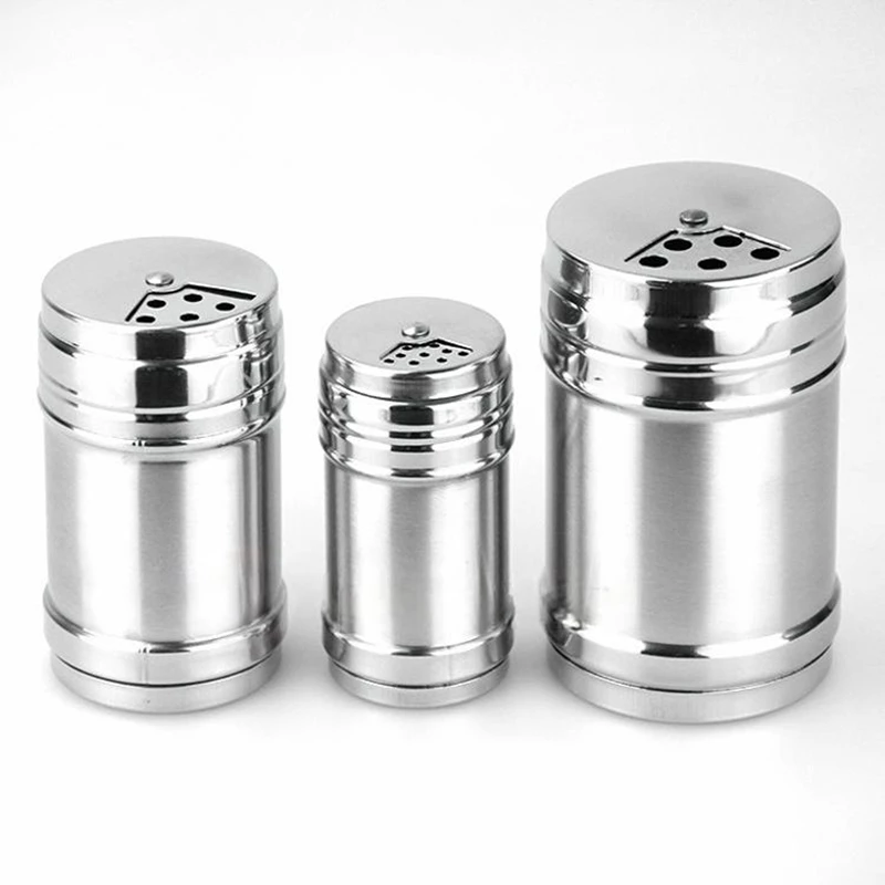 ChokSteel ขวดเครื่องปรุงสแตนเลส ใส่เครื่องปรุง ใส่เครื่องเทศ พริกป่น พริกไทย