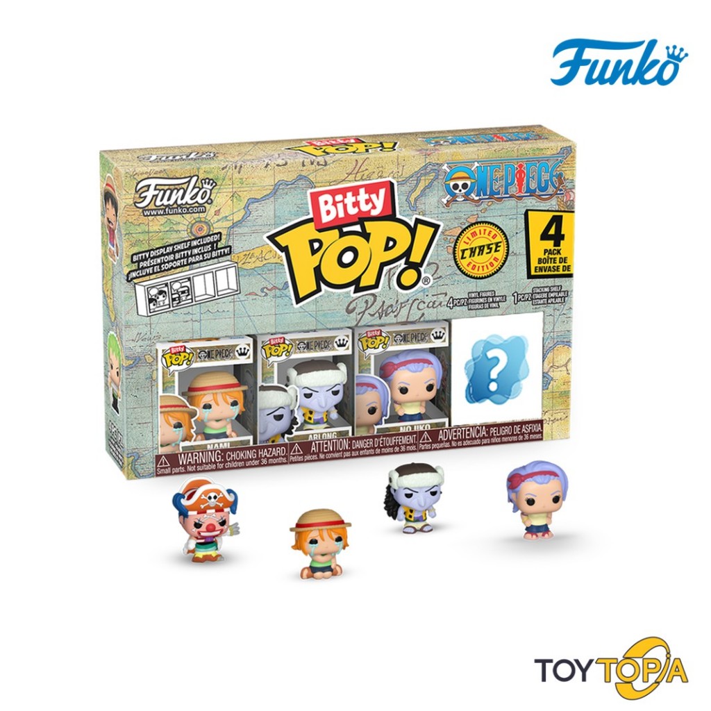 (86893) - Nami, Arlong, Nojiko Bitty POP!: One Piece by Funko (Pack 4)