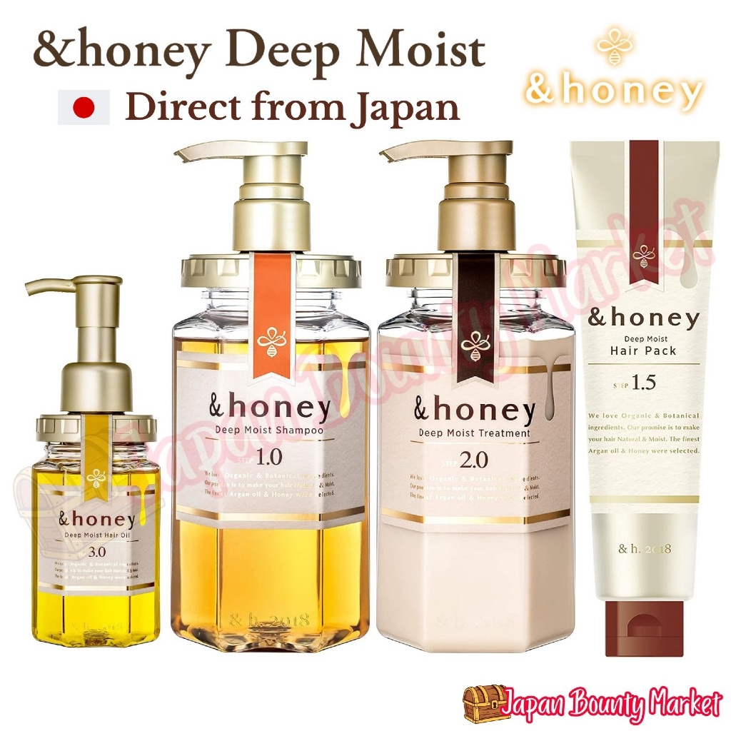 &honey Deep Moist Series | Shampoo, Treatment, Oil, Hair Pack & Refills (Various Types Available) Ma