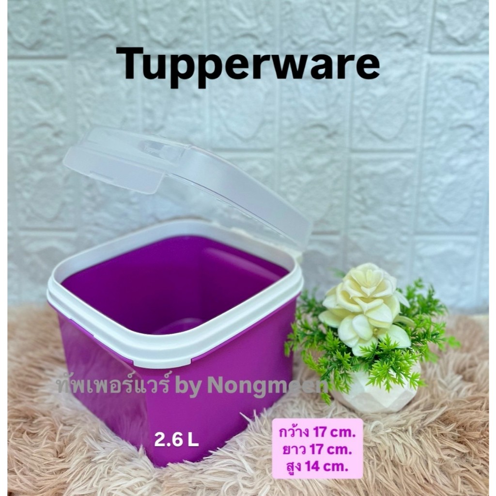 Tupperware กล่อง Ezy keeper ฝาใส 2.6 L