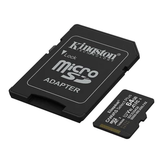 64 GB MICRO SD CARD (ไมโครเอสดีการ์ด) KINGSTON CANVAS SELECT PLUS + ADAPTER (SDCS3/64GB)