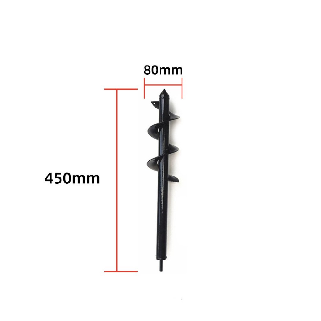 ดอกสว่านเจาะดิน ดอกสว่านปลูกต้นไม้ สำหรับสว่านไฟฟ้า สว่านไร้สาย  Auger Drill Bit Garden Planting Soil Digger - รูปที่ 4