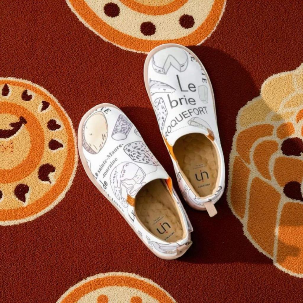 UIN Fashion Macarons Design Women's Shoes Sports Art Casual Leather Travel Shoes MACARONS