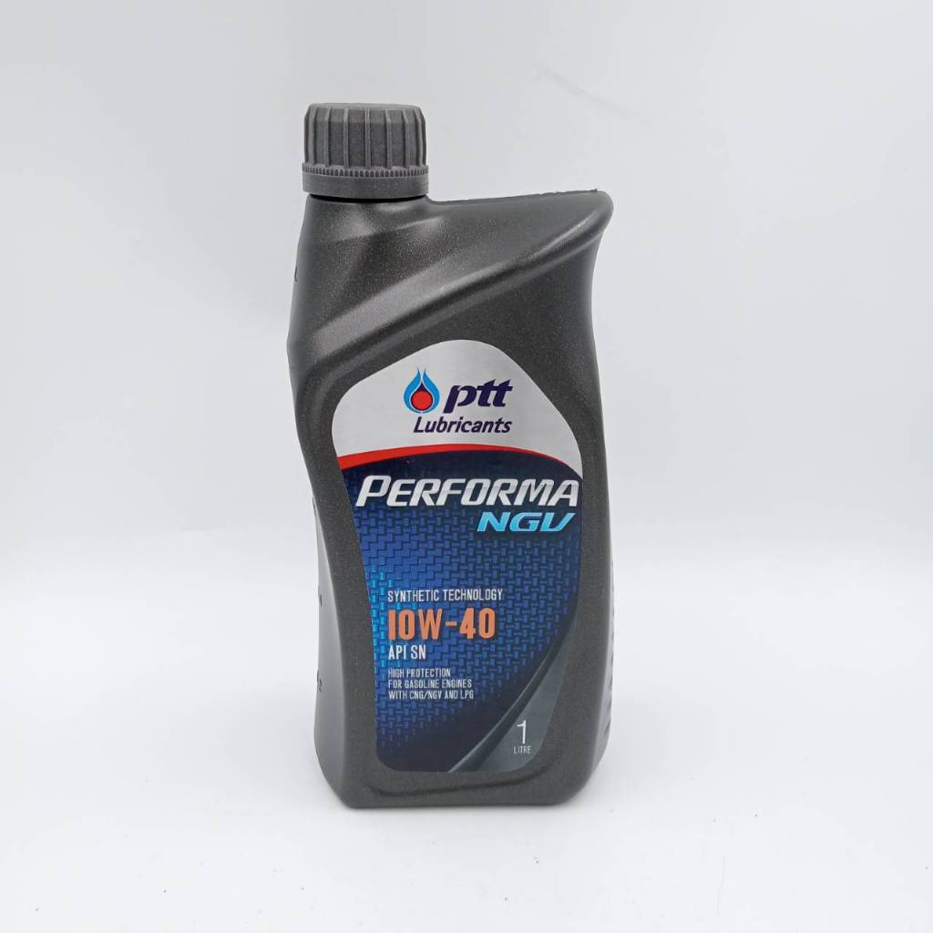 น้ำมันเครื่องPTT PERFORMA NGV ขนาด1ลิตร สำหรับเครื่องยนต์เบนซินที่ใช้น้ำมันเชื้อเพลิง CNG/NGV หรือ L
